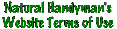 Copyright and Terms of Use section header