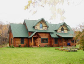 Jersey Log Homes Model Log Home