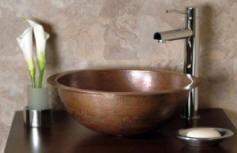 Opaque glass vessel sink