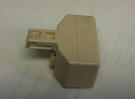 Phone line splitter - side view