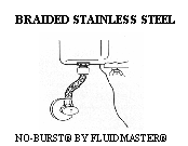 Fluidmaster NoBurst Toilet inlet tube