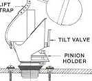 Universal Rundle Toilet flapper assembly