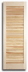 Wood exterior shutter