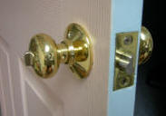 Schlage lockset installed