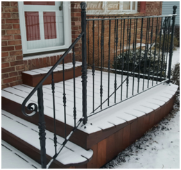 How To Replace An Outside Iron Railing, Outdoor Iron Railings Images