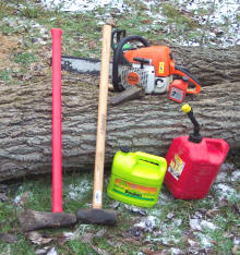 narzędzia do cięcia drewna opałowego